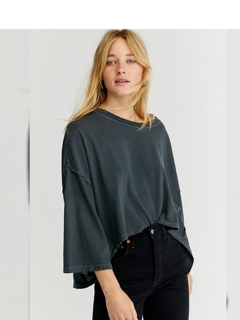 We the Free People The Real Deal Oversized Tee M